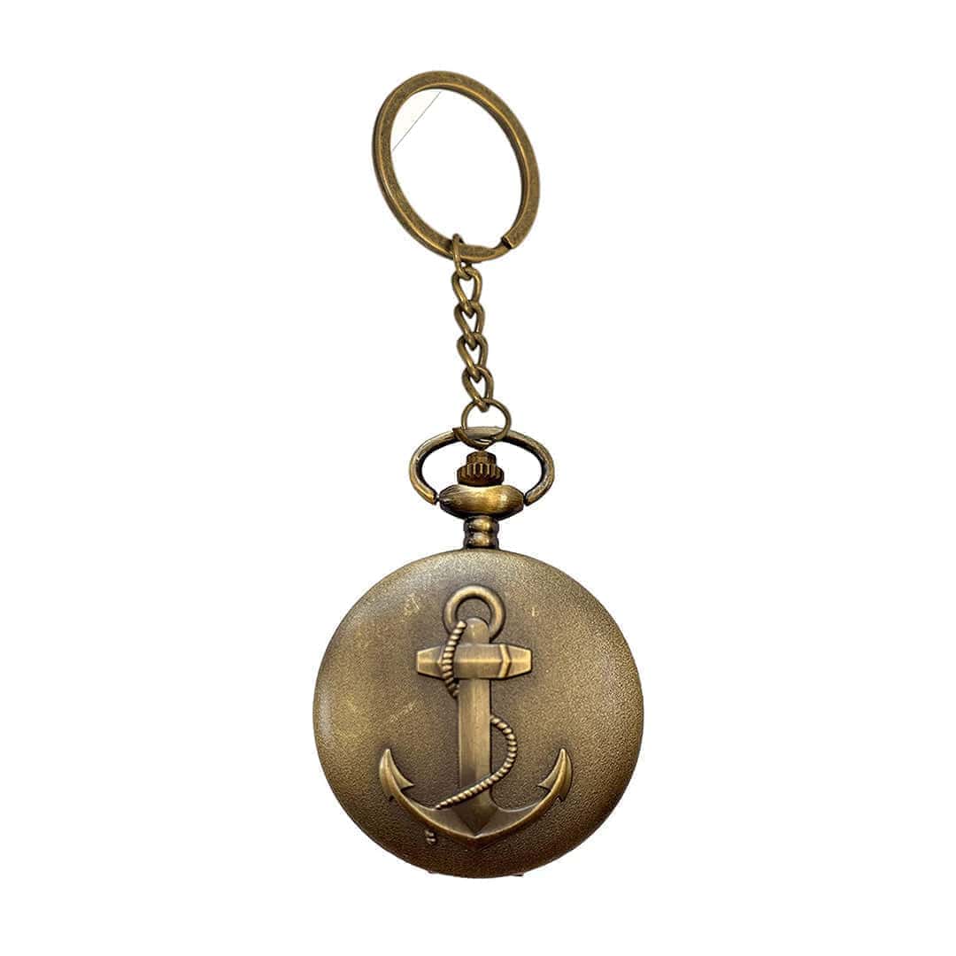 Anchor Antique Pocket Watch Keychain: A Nautical Keepsake - Image 7