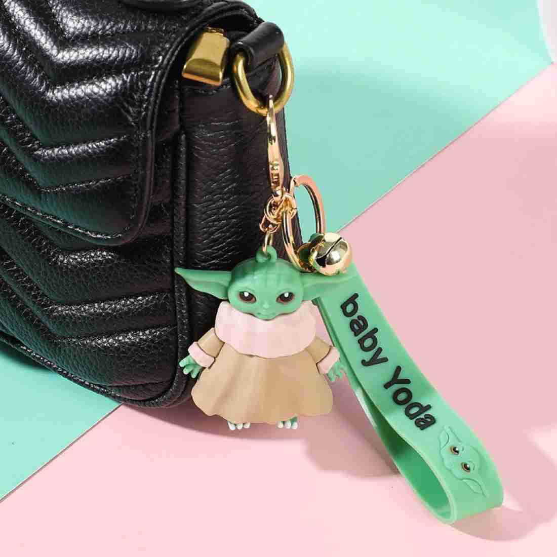 Baby Yoda Keychain with Bagcharm and Strap (STAR WARS KEYCHAIN) - Image 4