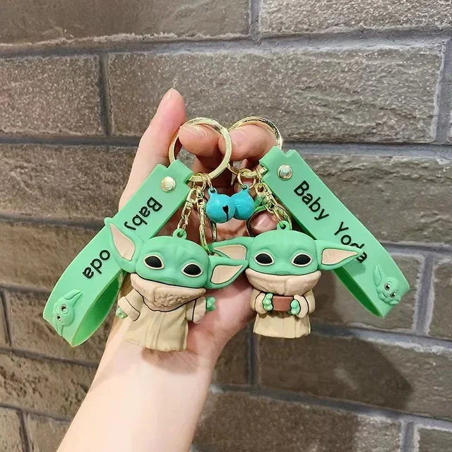 Baby Yoda Keychain with Bagcharm and Strap (STAR WARS KEYCHAIN) - Image 6