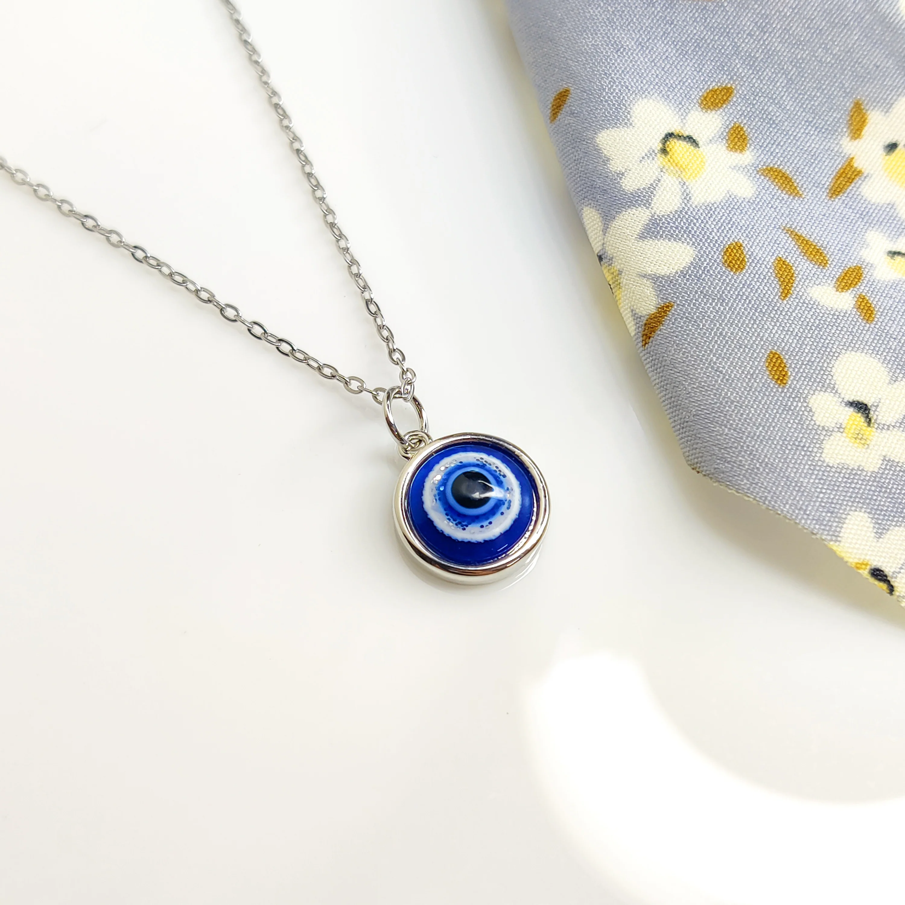 Bold Bleu Evil Eye Necklace - Image 3