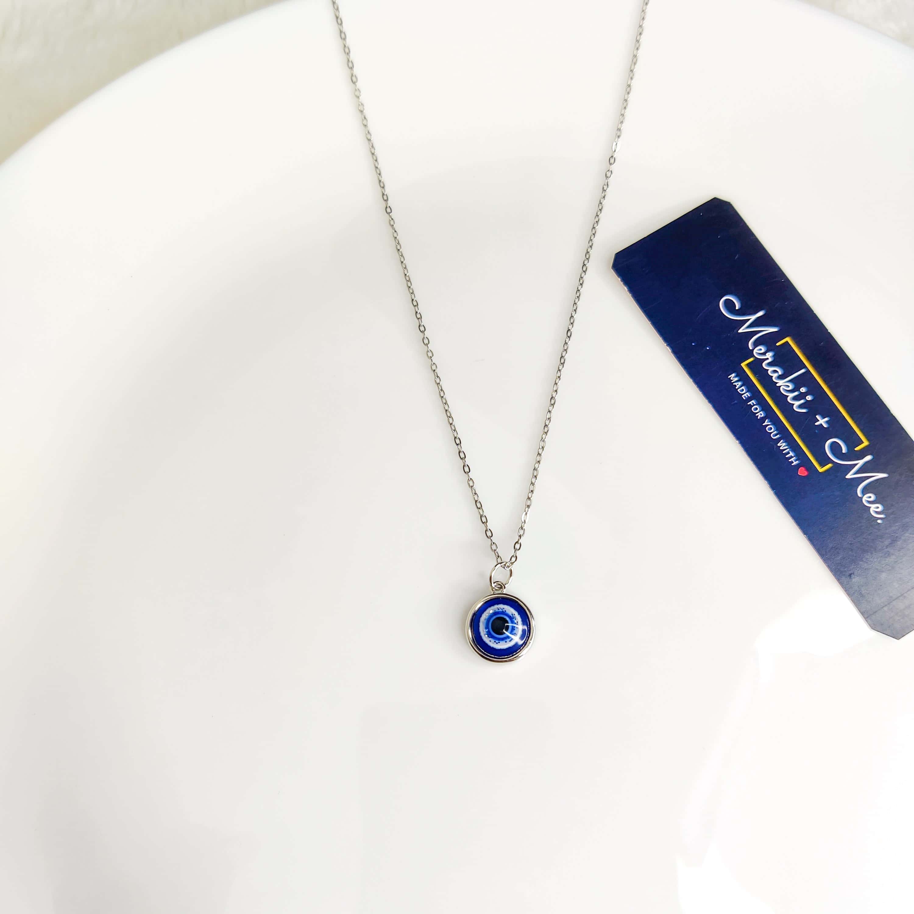 Bold Bleu Evil Eye Necklace - Image 4