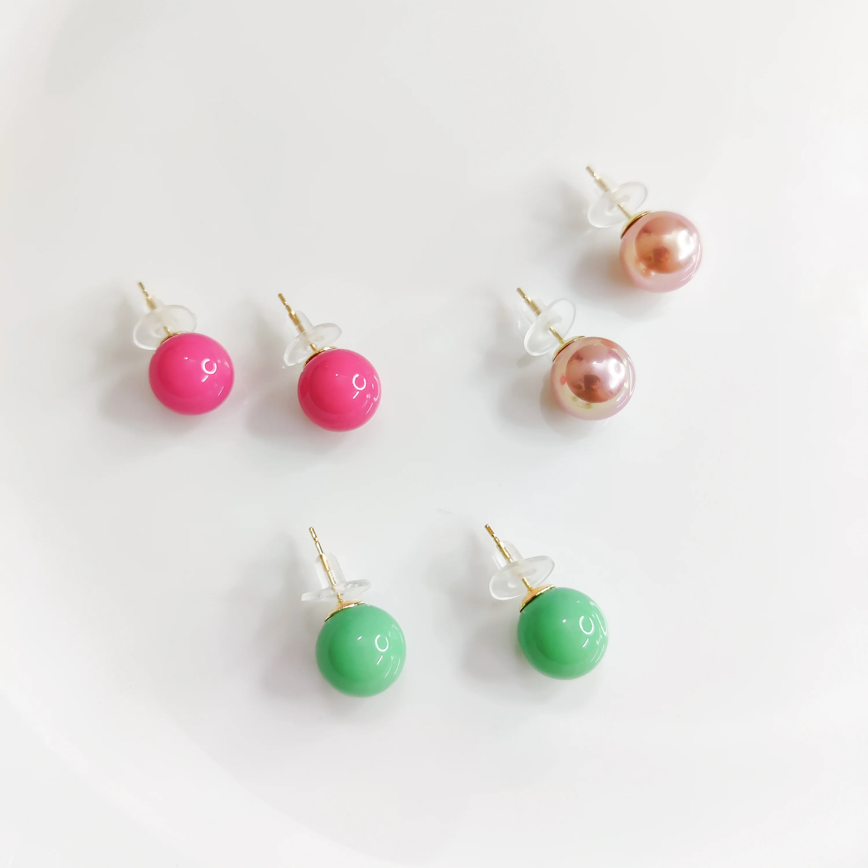 Color Ball Candy Stud Earrings - Image 3