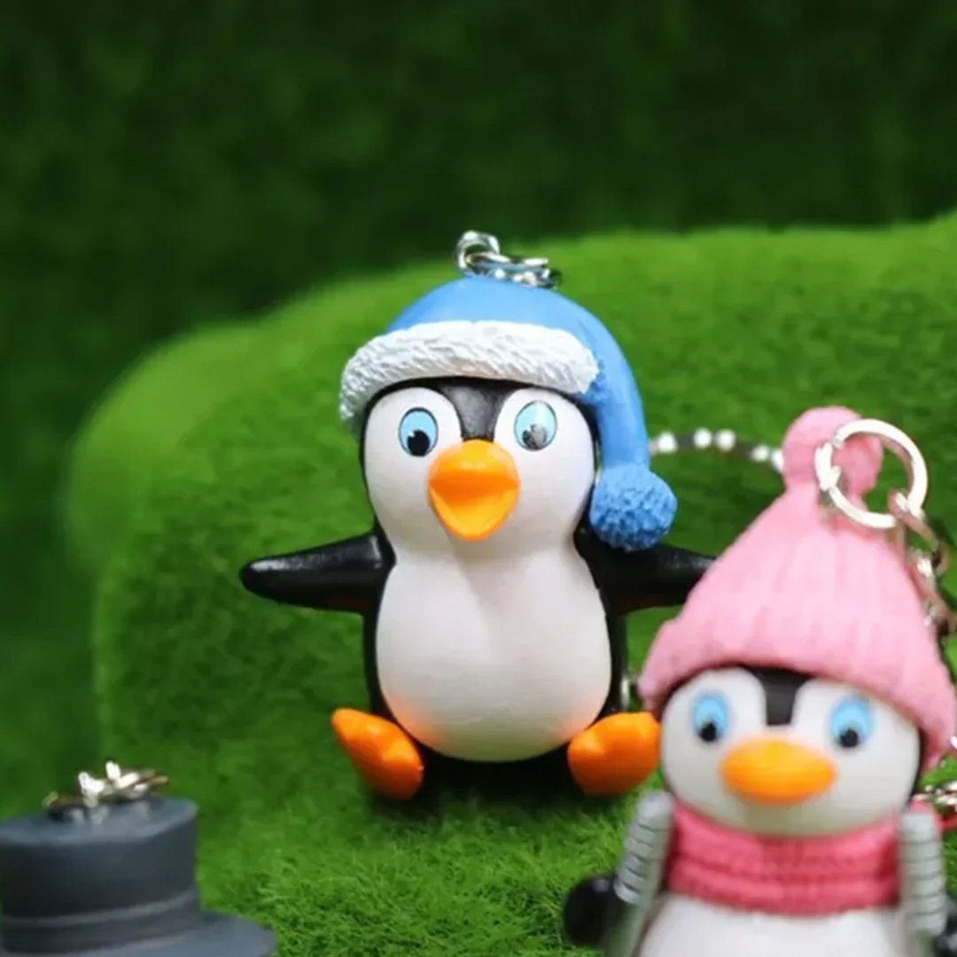 Cute Penguin Bird 3D Keychain: A Charming Companion [Pack of 2] - Image 5