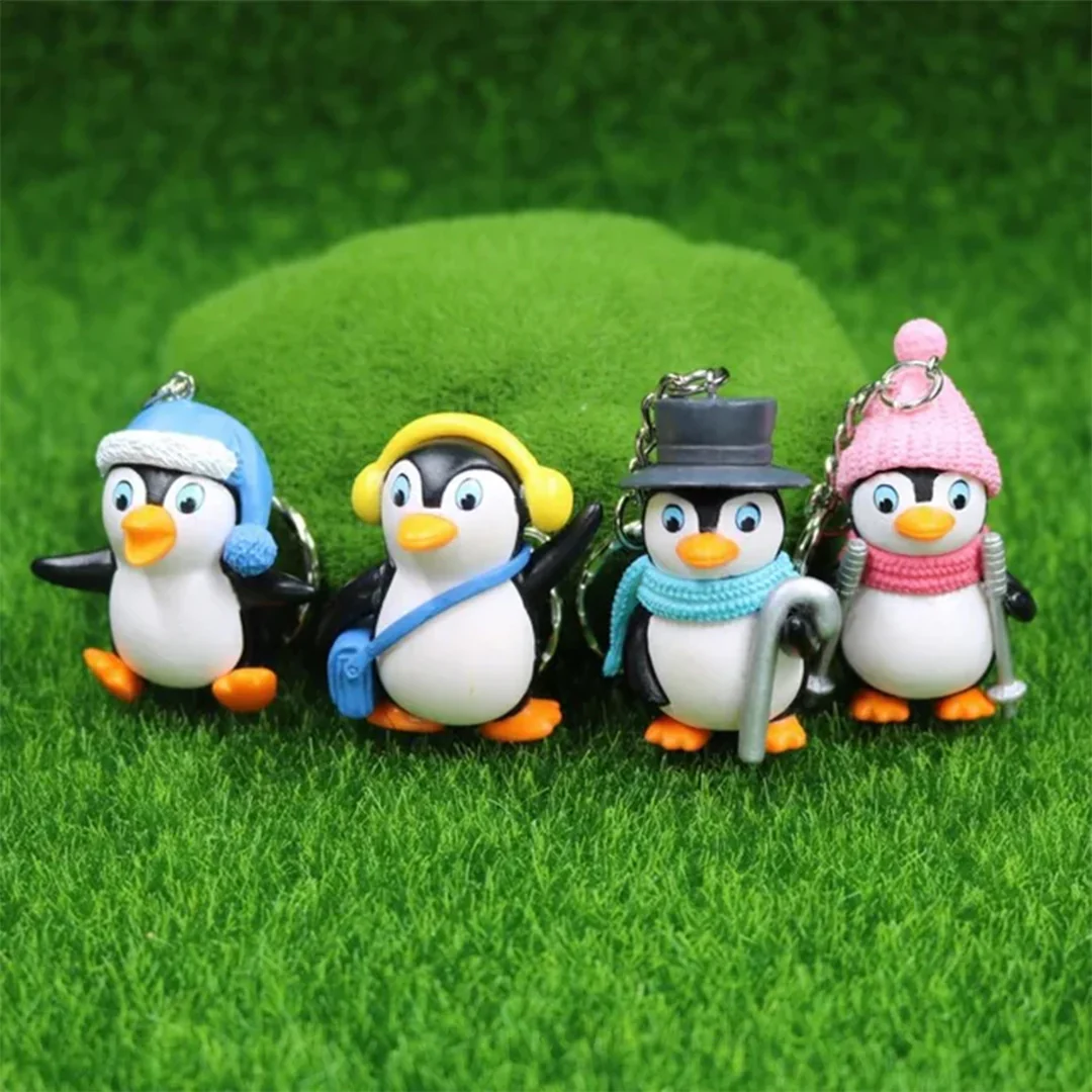 Cute Penguin Bird 3D Keychain: A Charming Companion [Pack of 2] - Image 6