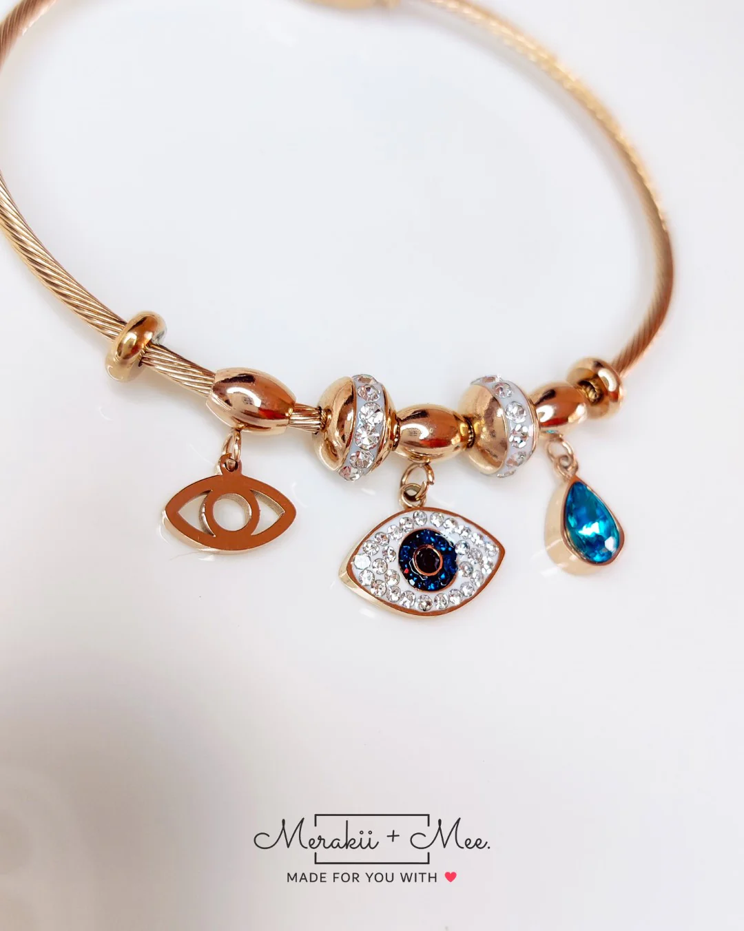 Evil Eye Chain Bracelet/Kada - Image 6