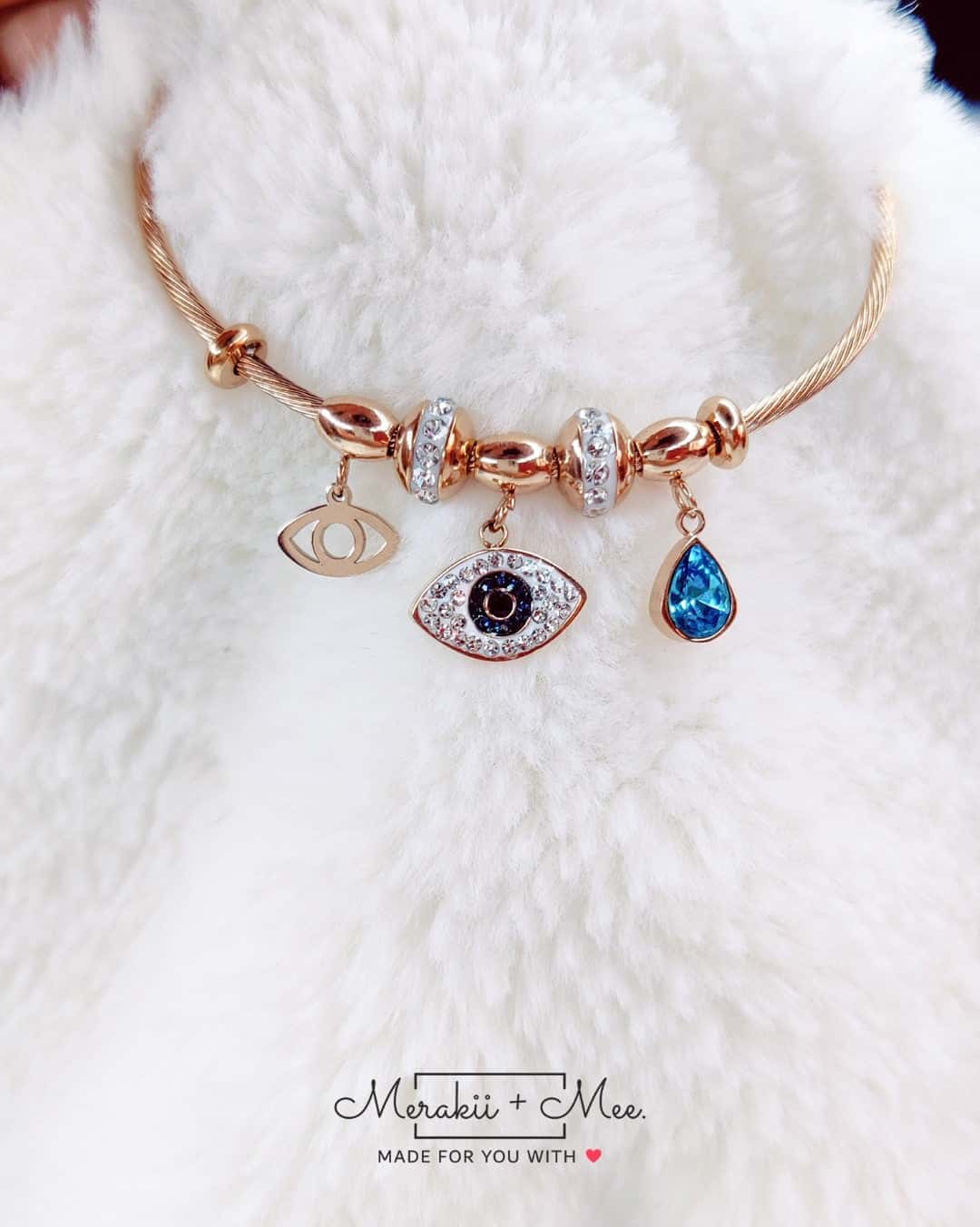 Evil Eye Chain Bracelet/Kada - Image 7