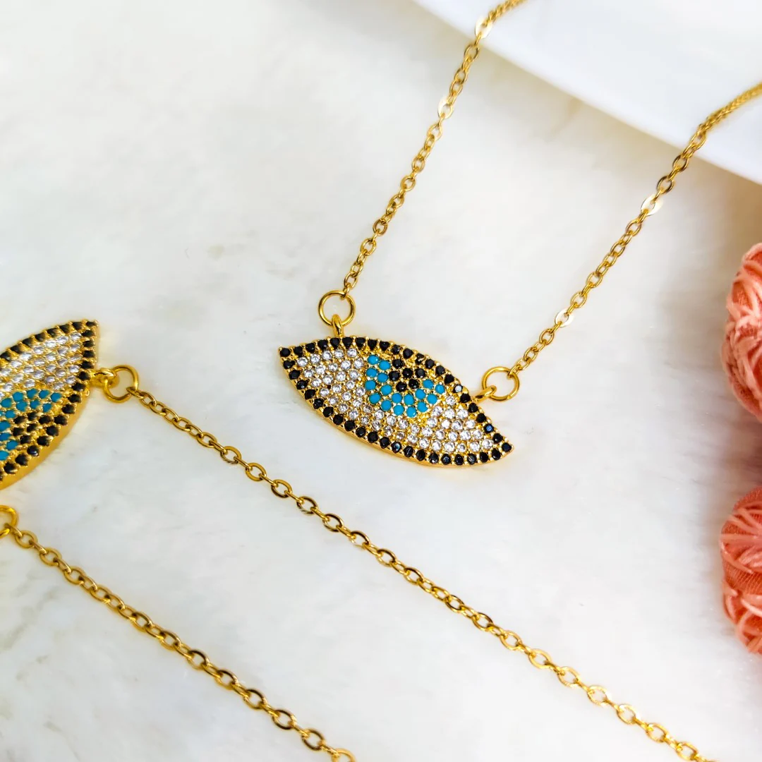 Gazing Evil Eye Necklace - Image 5