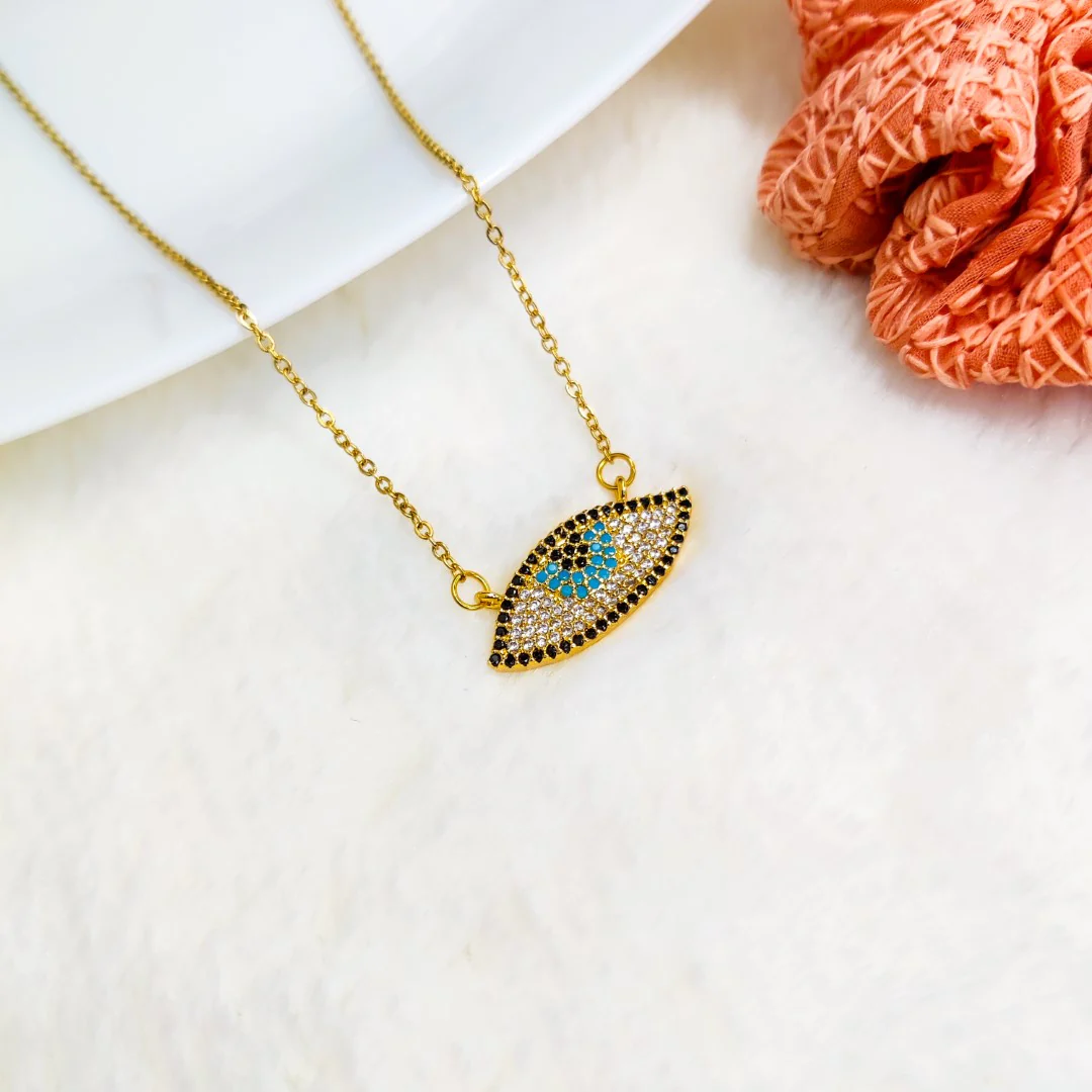 Gazing Evil Eye Necklace - Image 6