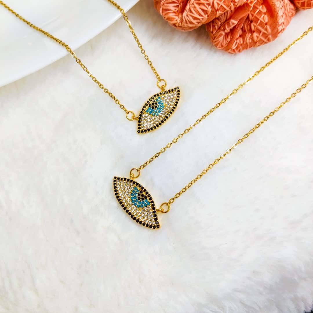 Gazing Evil Eye Necklace - Image 7