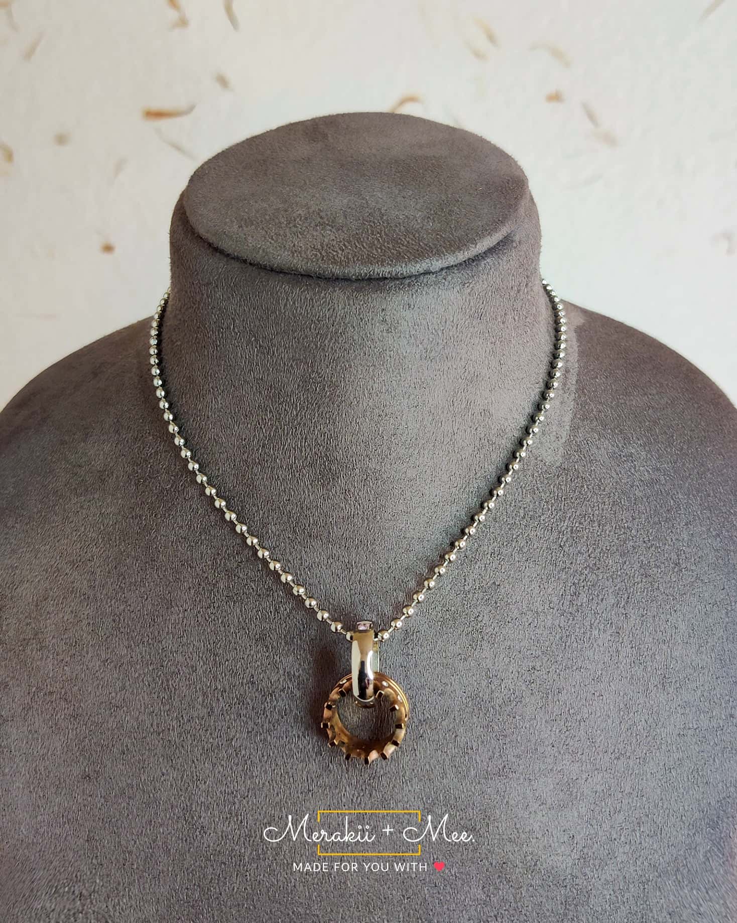 Her Crown Pendant with Ball Chain - Image 4