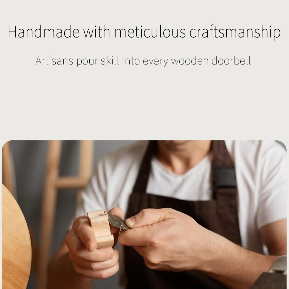 Japanese Wooden Shopkeeper Door Bell – Traditional Door Entrance Bell - Image 8