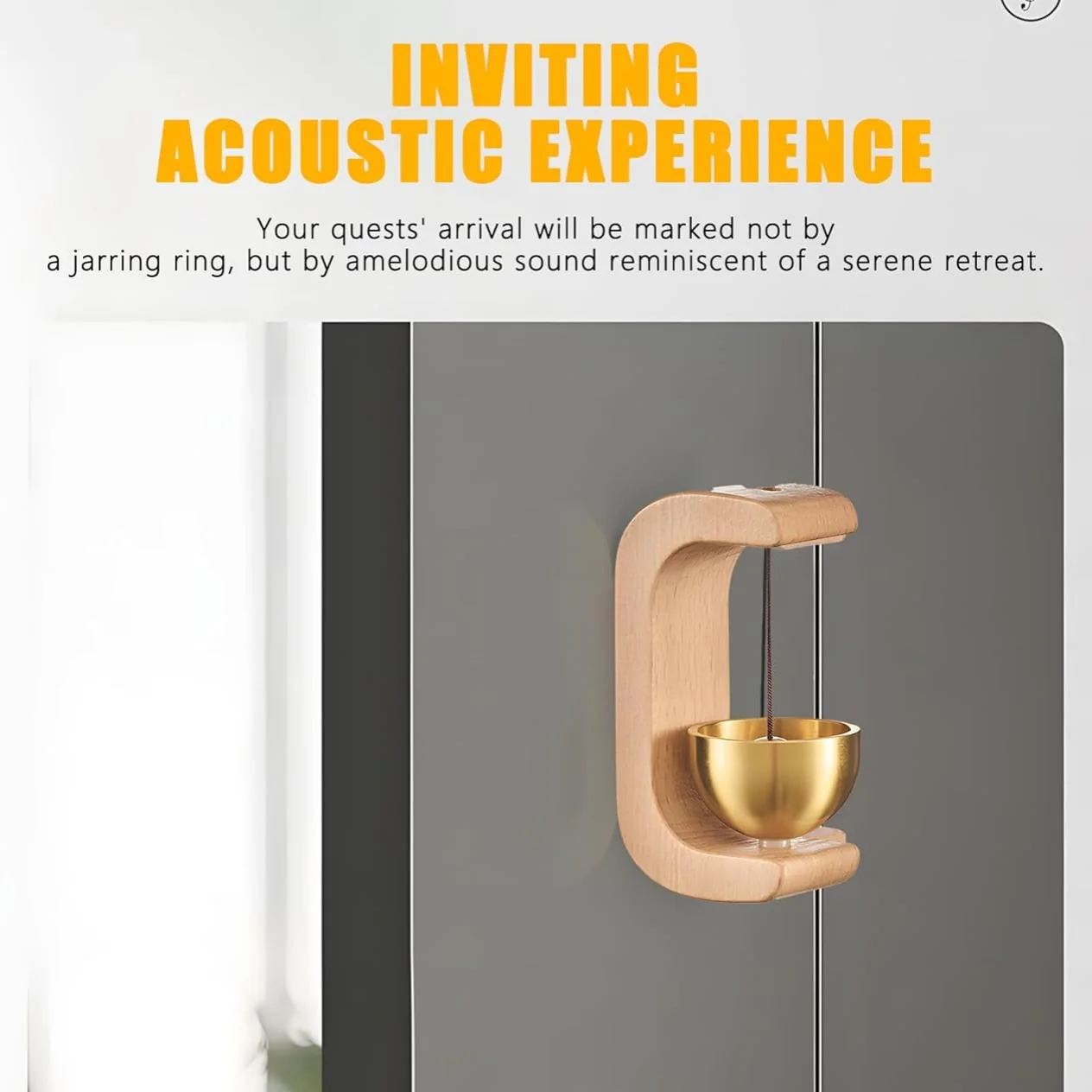 Japanese Wooden Shopkeeper Door Bell – Traditional Door Entrance Bell - Image 9