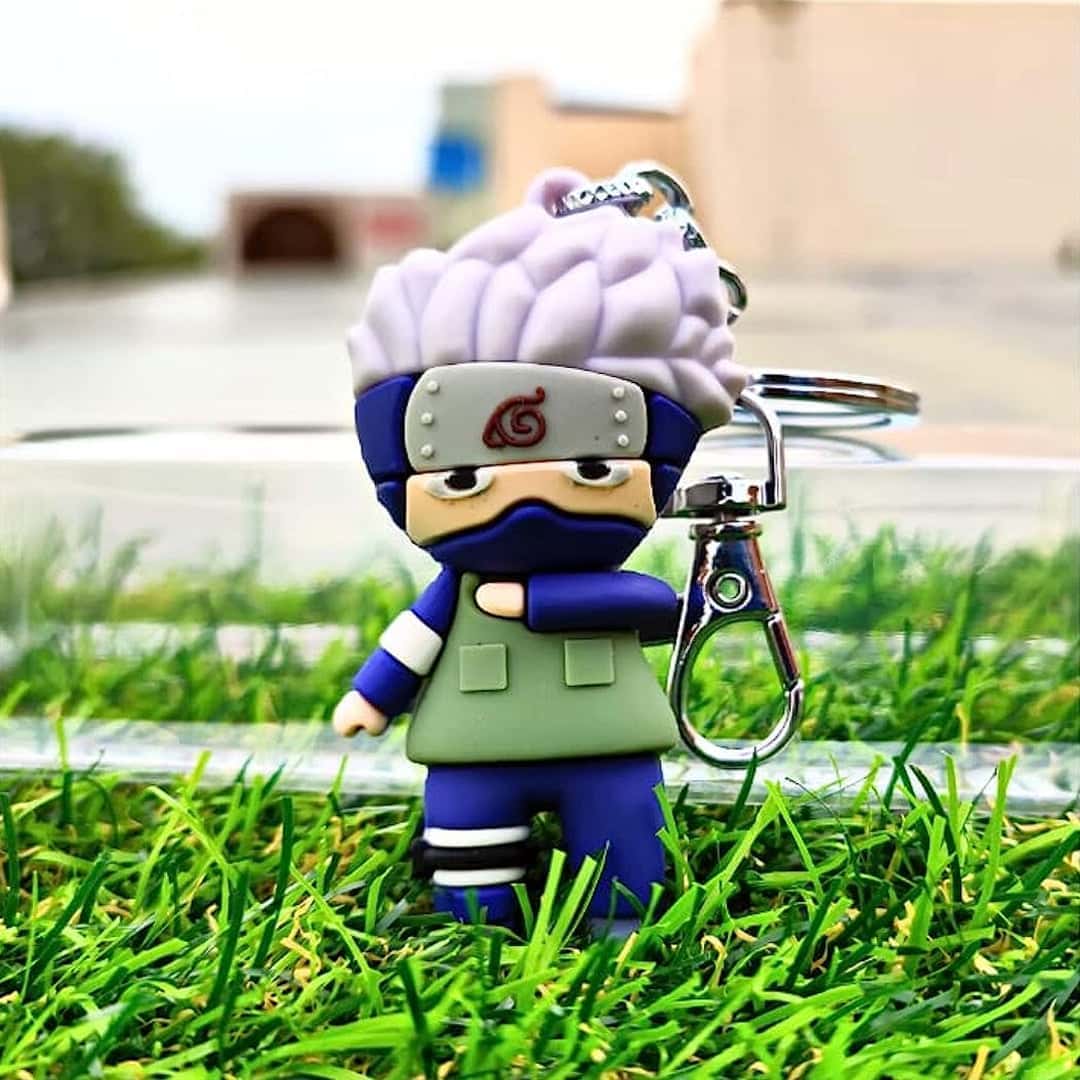 Kakashi Hatake: Naruto Universe 3D Keychain with Strap - Image 3