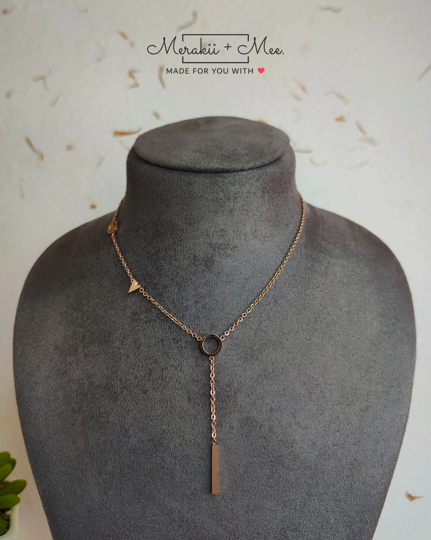 Love Letters Tassels Necklace - Image 3