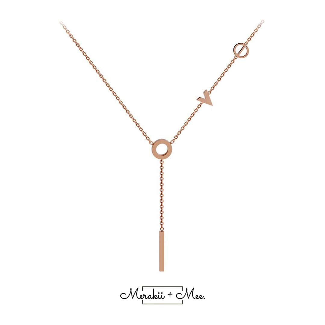 Love Letters Tassels Necklace - Image 6