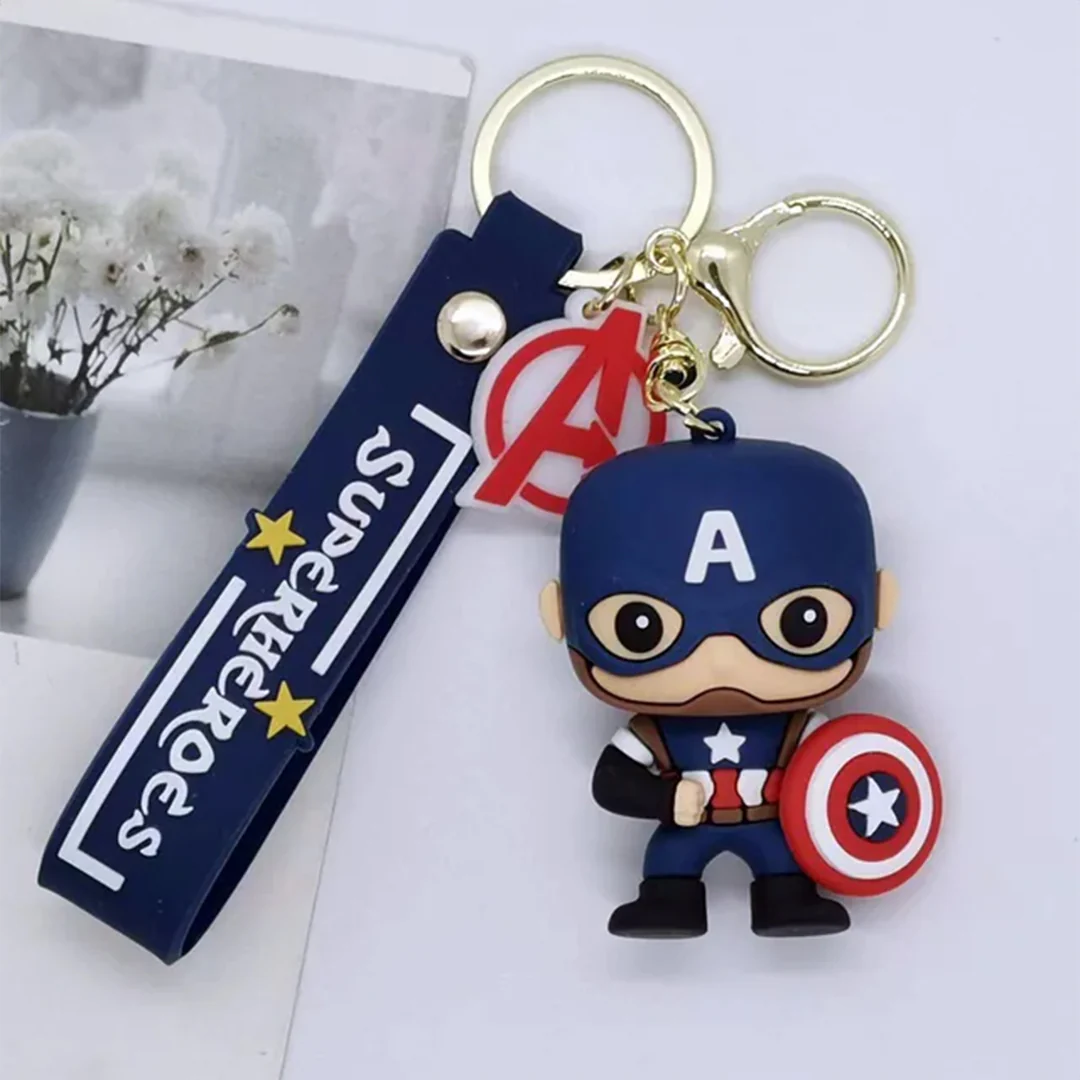 Marvel's and DC Universe 3D Rubber Keychains with Strap - Image 10