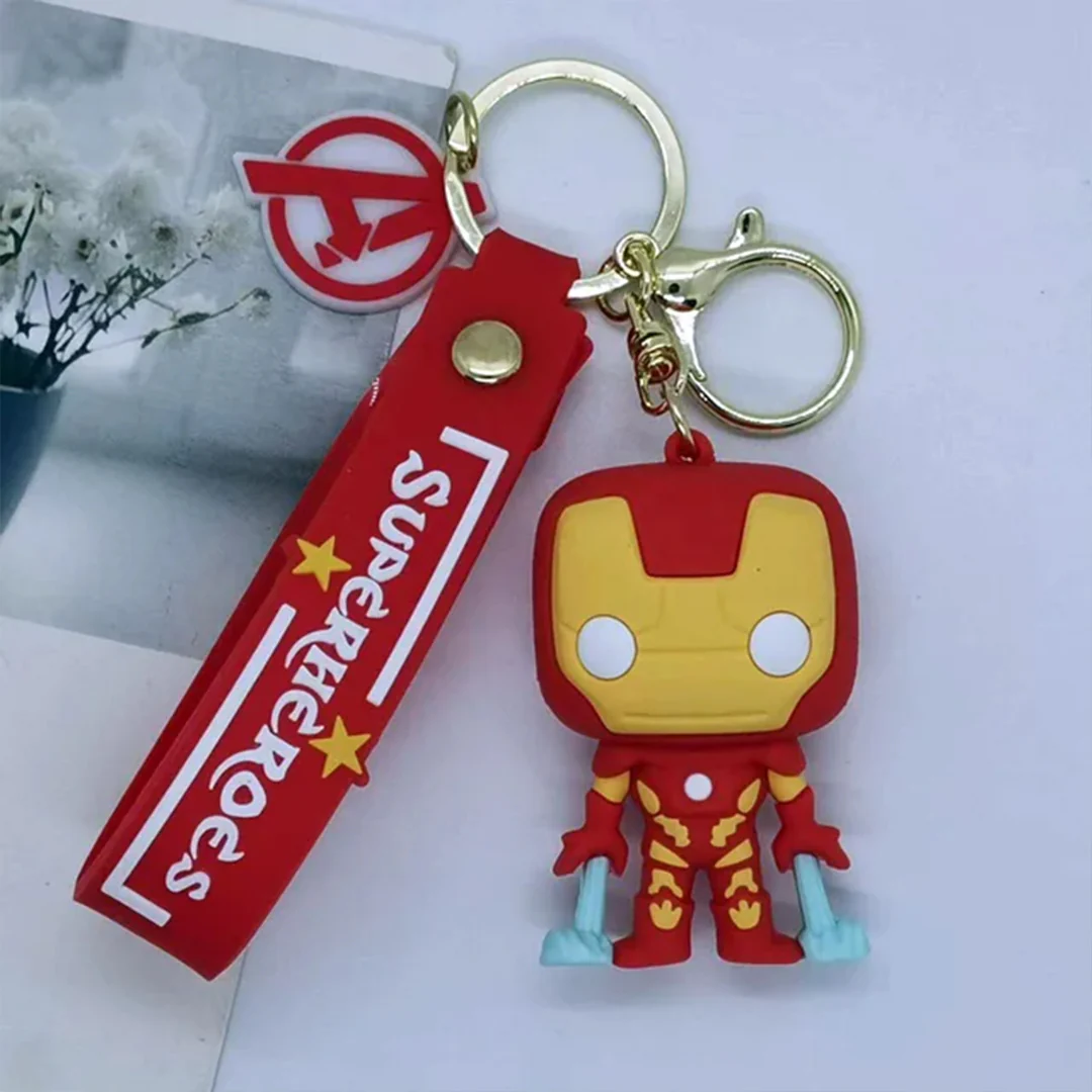 Marvel's and DC Universe 3D Rubber Keychains with Strap - Image 5