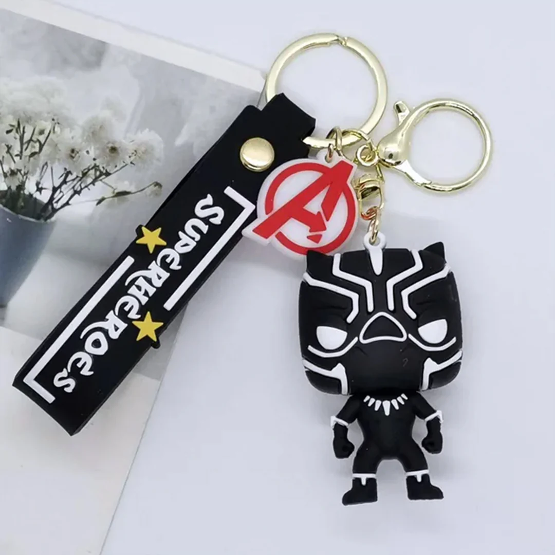 Marvel's and DC Universe 3D Rubber Keychains with Strap - Image 7