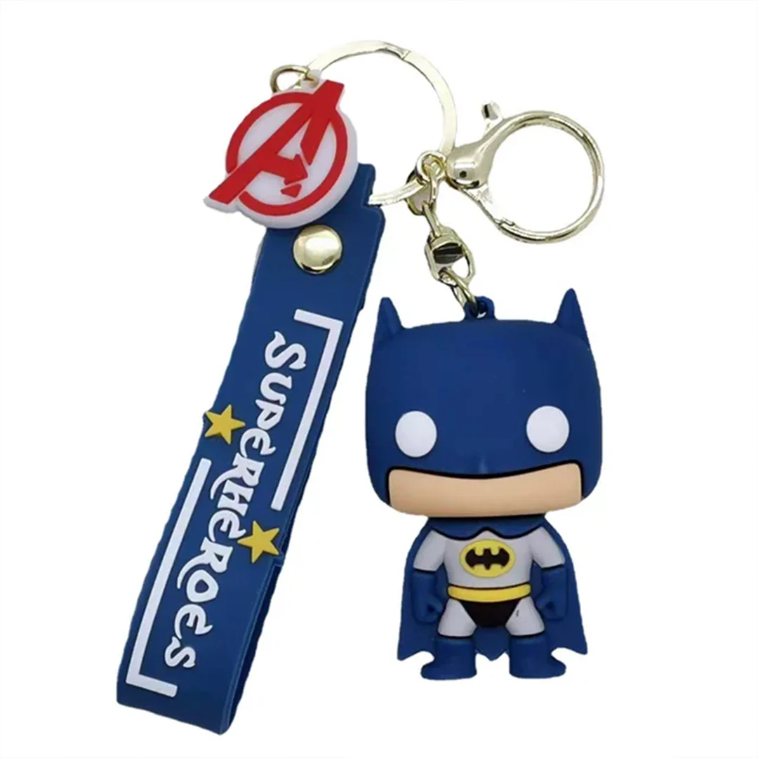 Marvel's and DC Universe 3D Rubber Keychains with Strap - Image 8