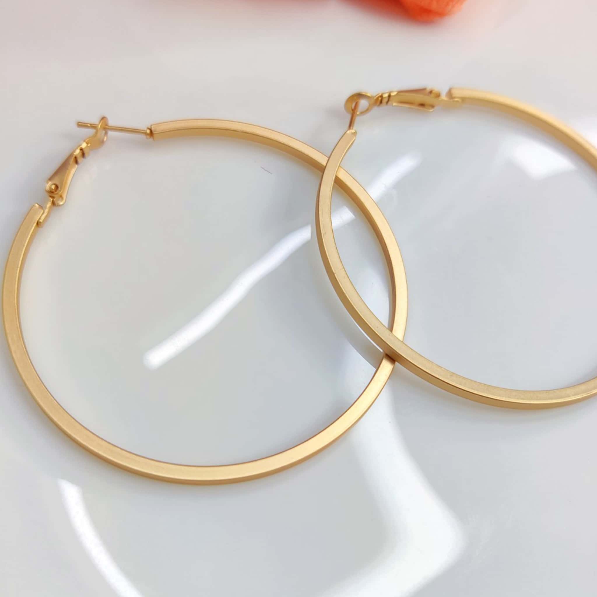 Matte Round Hoops - Image 3