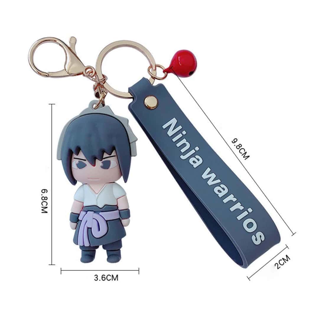 Sasuke Uchiha and the Naruto Universe 3D keychain with Strap - Image 3