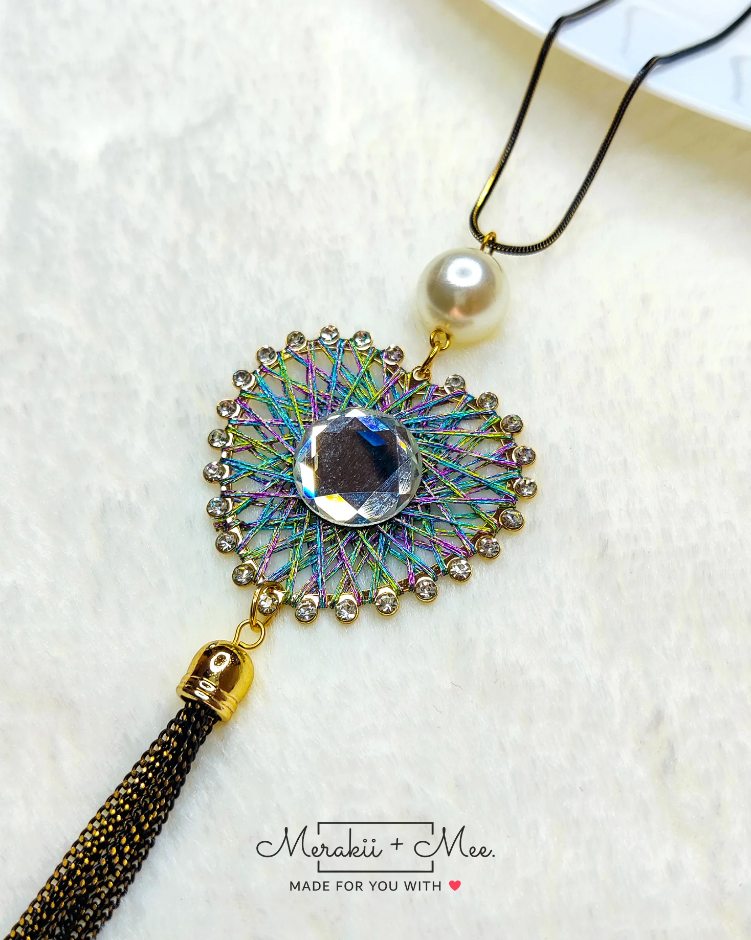 Threaded Heart Neckpeice - Image 3